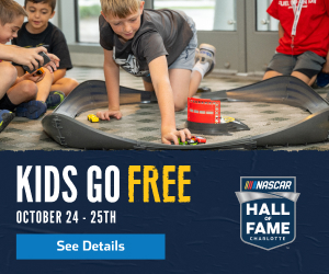 NASCAR HALL kids go free